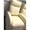 Image 2 : Set of 2 beige First Class Airplane Armchairs - approx 25 1/2" L x 30" W x 40"