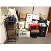 Image 1 : Group of assorted items - includes Salton microwave / pots and pans / bar stool etc