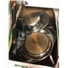 Image 2 : Group of assorted items - includes Salton microwave / pots and pans / bar stool etc