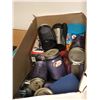 Image 3 : Group of assorted items - includes Salton microwave / pots and pans / bar stool etc