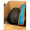Image 4 : Group of assorted items - includes Salton microwave / pots and pans / bar stool etc