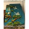 Image 2 : Shelf lot of assorted items - includes Chinese carved panels / Asian lacquered wall hanging / Winnie