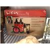 Image 2 : Shelf lot of assorted items - includes mantel clock / Heirloom quartz wall clock / DVDs etc