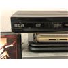 Image 2 : Group of assorted electronic items - includes RCA home theatre audio video receiver / RCA DVD video