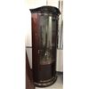 Image 1 : Italian corner curio cabinet - approx 36" D x 80" H