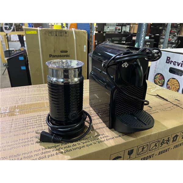 New open box DeLonghi Nespresso ENSOBAECA w/ Nespresso coffee grinder - new demo unit, no box