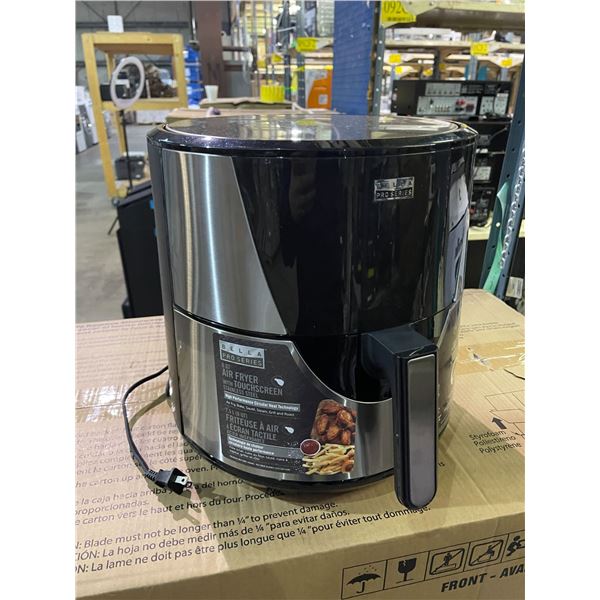 New Bella Pro Series 8qt air fryer w/ touch screen stainless steel - new demo unit, no box