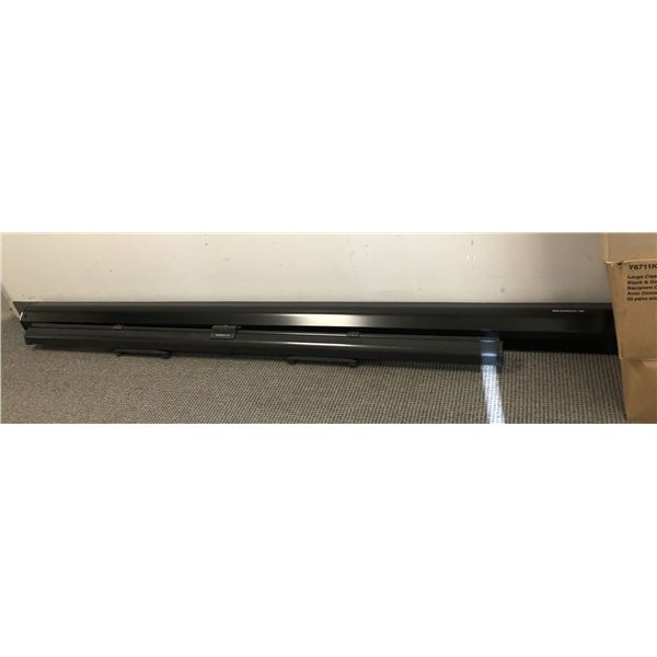 Group of 2 Grandview projector screens - approx 106" long & approx 86" long