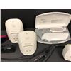 Image 3 : Group of assorted misc electronic items - includes Canon digital elph camera - SD940 IS / Braun ear