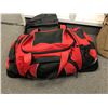 Image 3 : Group of assorted misc items - includes Taylor guitar case / Wheeled Rolling Duffel Bag & 2 Hanging