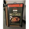 Image 1 : Framed sidewalk sign holders w/ portrait signs