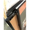 Image 2 : Framed sidewalk sign holders w/ portrait signs