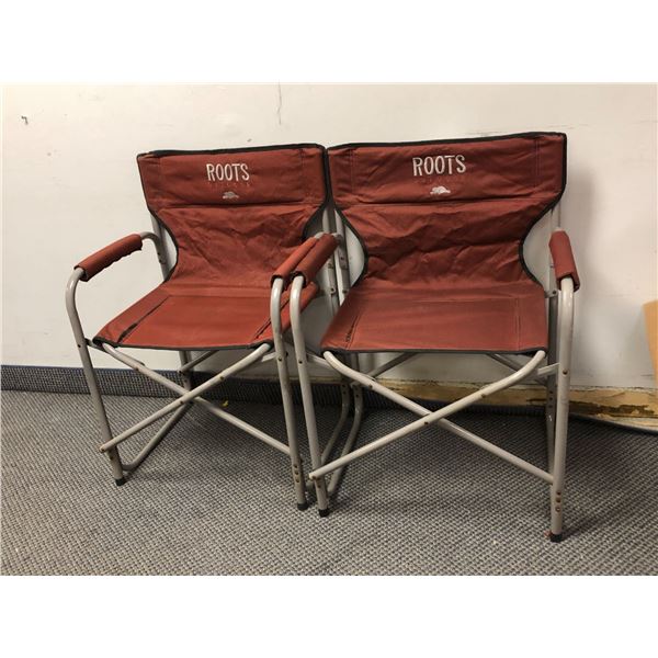 Set of 2 Roots outdoor camping chairs