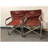 Image 1 : Set of 2 Roots outdoor camping chairs
