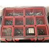 Image 2 : Group of 4 Milwaukee tool boxes w/ rolling tool cart (approx 15" L x 23" W x 25" H)