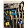 Image 2 : Group of assorted heavy-duty clamps & misc tools