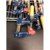 Image 3 : Group of assorted heavy-duty clamps & misc tools