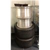 Image 1 : Group of 2 Michelin tires & 2 tire rims
