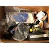 Image 2 : Group of assorted bicycle accessories - includes helmets etc