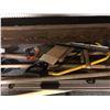 Image 2 : Group of assorted tools - includes rakes / hand saws etc