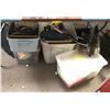 Image 1 : Group of assorted misc items - includes support bench tool / toilet auger / Canon scanner etc