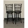 Image 1 : Set of 2 swivel barstools