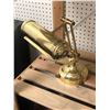 Image 3 : Group of assorted items - includes table lamps / bongo drum / brass banker lamp etc