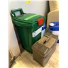 Image 3 : Group of assorted items - includes storage wheeled cart / toolbox & 2 water storages