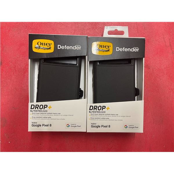 Group of 2 new Otter Box Defender Series Google Pixel 8 cases ($50 retail each)