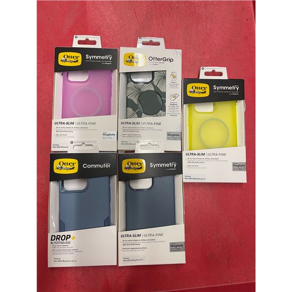 Group of 5 new assorted Otter Box 2023 iPhone Pro 6.7" cases ($50 retail each)