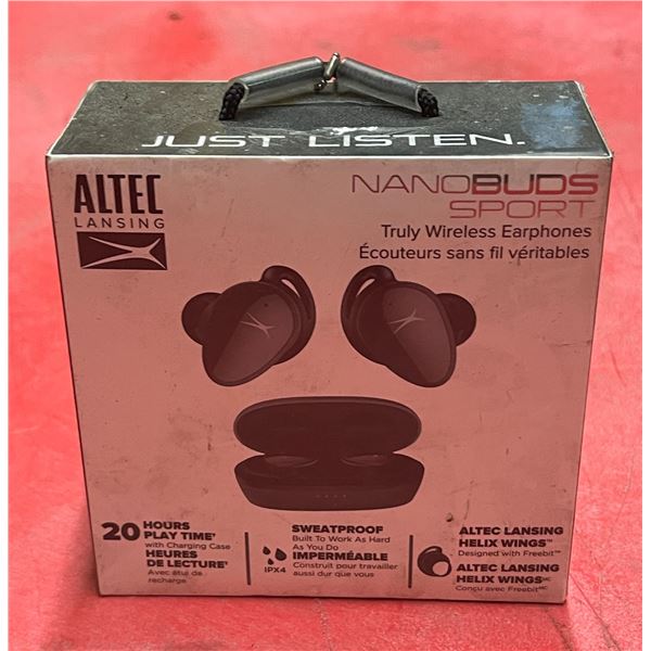 New Altec Lansing Nanobuds Sport wireless earphones
