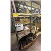 Image 1 : 3 shelves full of misc. - monitor/desktop mounts/ plumbing items/ door knobs etc.