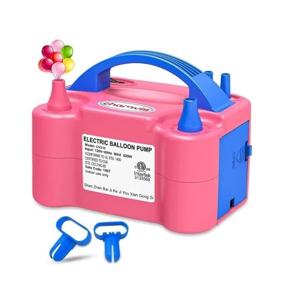 New Chamvis electric balloon pump in box - light pink color