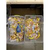 Image 1 : 2 totes full of new Floating Man pool thermometers (approx. 100pcs)