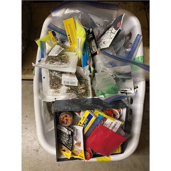 Basket full of misc. & assorted nails/ screws