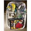 Image 1 : Basket full of misc. & assorted nails/ screws