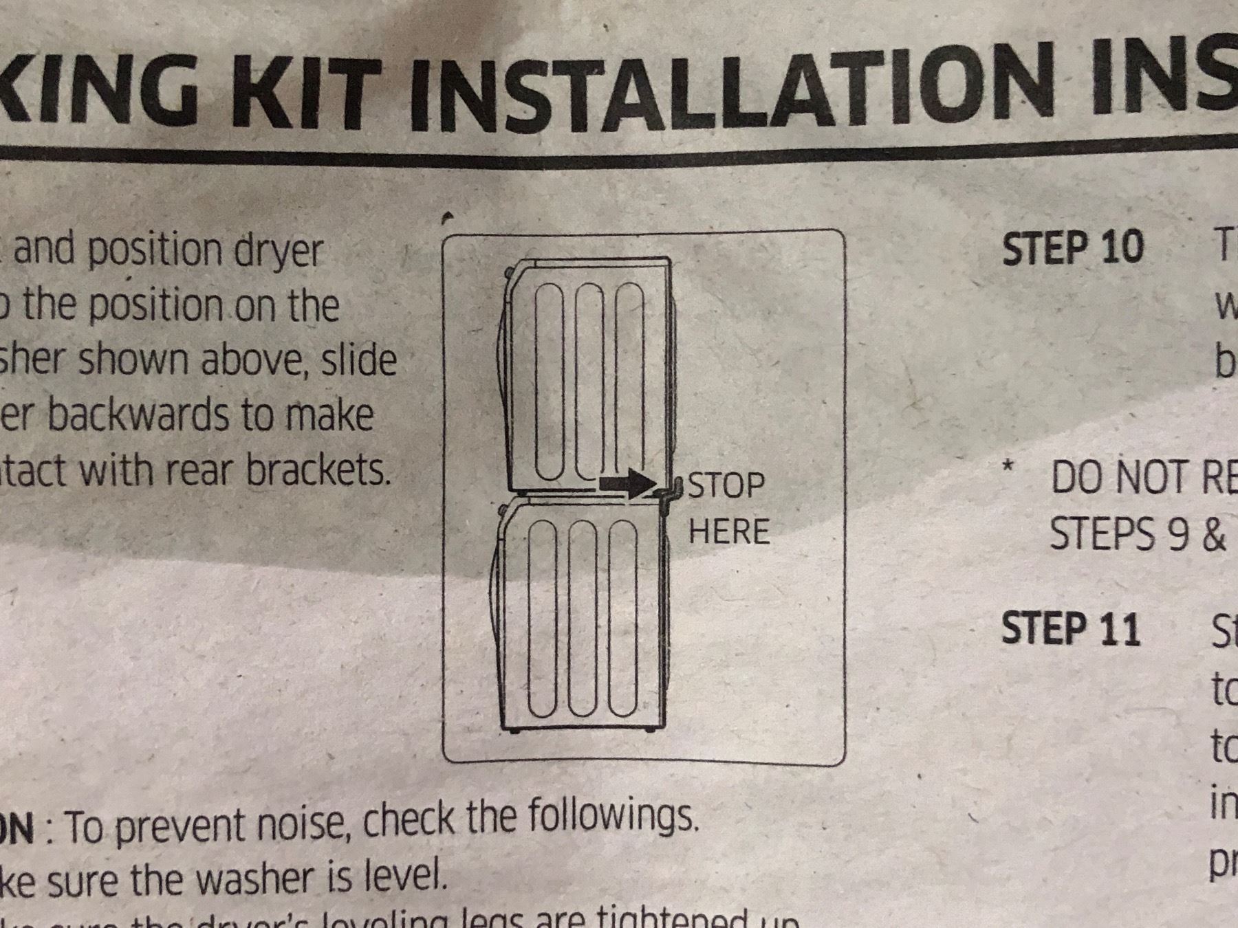 2 boxes of new Samsung washer/dryer stacking kits SKK-8K