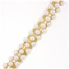 Image 6 : Vintage Multi Strand 4 to 4.5mm Barrel Pearl Necklace 14K Yellow Gold Clasp