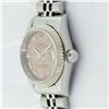 Image 6 : Rolex Ladies Sapphire Quickset Salmon Roman Datejust Wristwatch 26MM