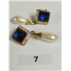 Image 1 : Vintage Oscar De La Renta earrings with multi-color stones