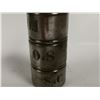 Image 4 : Antique nickel religion triple oil stock last rights container