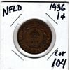 Image 1 : 1936 NEWFOUNDLAND LARGE CENT VF30