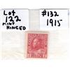 Image 1 : #132 1915 2 CENT MINT HINGED STAMP