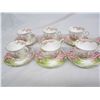 Image 3 : 6 Royal Albert time cups and saucers cream,sugar,tray,salt and pepper