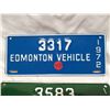 Image 2 : NOS 197 and 1972 Edmonton License plates