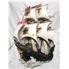 Image 1 : 21" Large heavy chalk ship, wall hanging