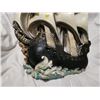 Image 3 : 21" Large heavy chalk ship, wall hanging