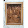 Image 1 : Wooden deer picture