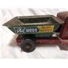 Image 4 : Lincoln antique pressed steel dump truck 12" Long, 5" tall