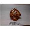 Image 3 : MURANO, BROWN RIBBED, ART GLASS INFINITY ROPE